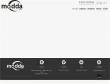 Tablet Screenshot of modda.com.tr